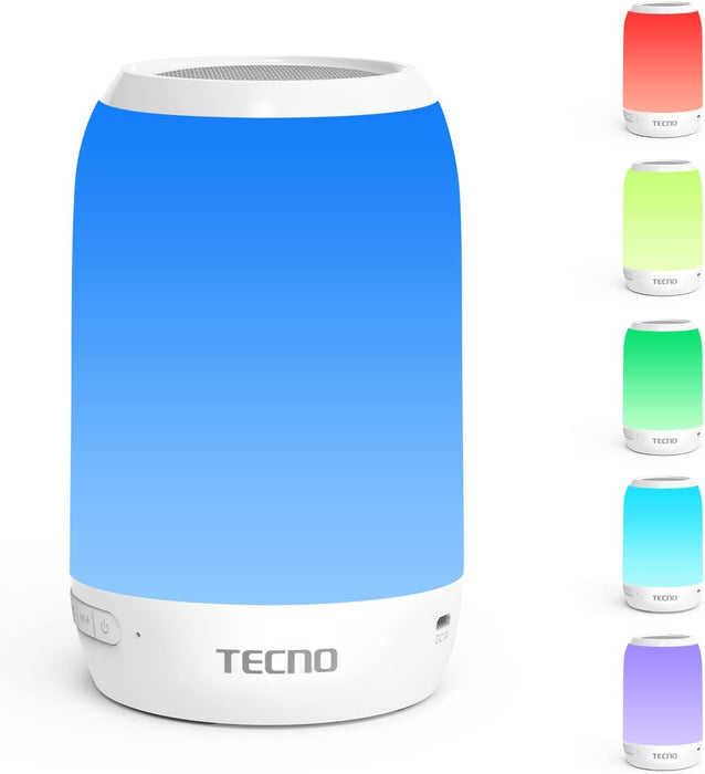 Tecno Portable Night Light Bluetooth Speakers with Microphone