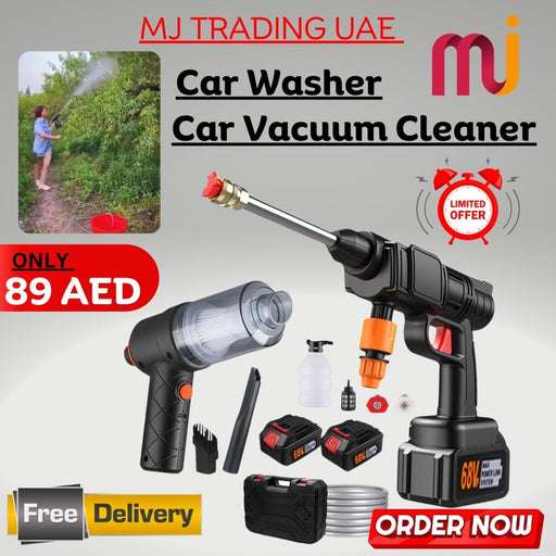 Car Washer & Vacuum Cleaner - Combo Offer