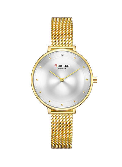 Women's Water Resistant Analog Watch 9029 - 30 mm - Gold