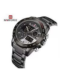 Men's Stainless Steel Chronograph Watch 9171-B-Gy-B