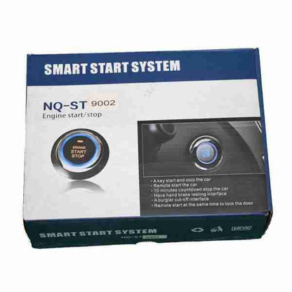Smart RFID Car Alarm System – Push Engine Start Stop Button – Transponder Immobilizer Keyless Go Fits for 12v Cars