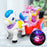 Ice Cream Cart Trolley Toy Unicorn Music n Light Plastic Cart Candy Cart for Kids