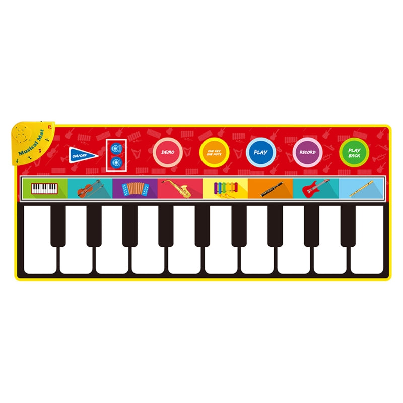 Musical Piano Keyboard Mat 148x60cm
