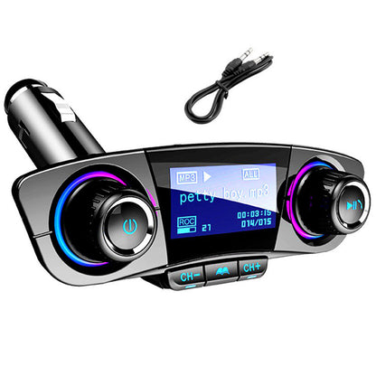 Earldom M60 Wireless Charger Car Kit, Bluetooth Car Charger FM Transmitter & Music Player