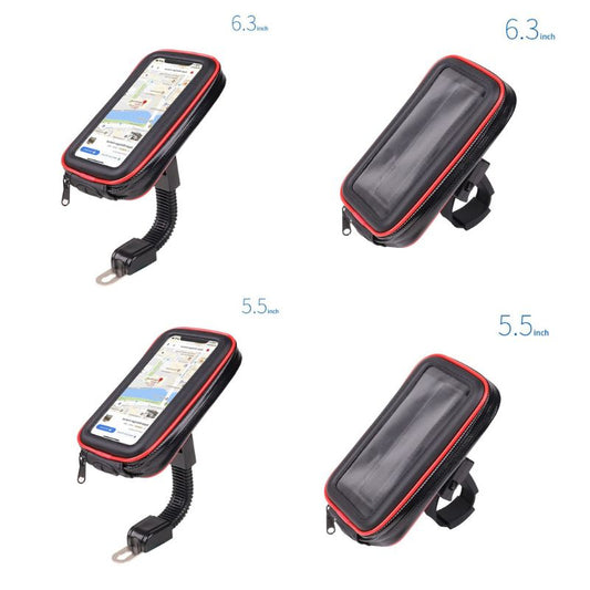 Waterproof Motorcycle Scooter Phone Holder Bag Motorbike Mobile Phone Case for E7CA