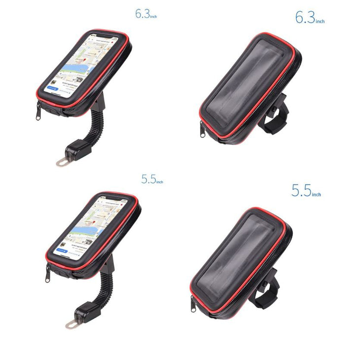 Waterproof Motorcycle Scooter Phone Holder Bag Motorbike Mobile Phone Case for E7CA