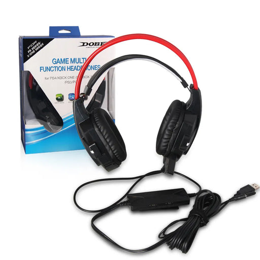 3.5 Meters Game Multi-function Wired Headset Headset Headset with Microphone for PS4/XBOX ONE(S)/XBOX 360/PS3/PC Series