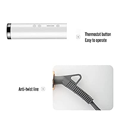 Hair Straightener Comb Brush for Men & Women, Hair Straightening and Smoothing Comb, Electric Straightener with 5 Temperature Control, Electric Hair Brush, Straight Comb
