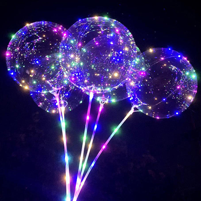 18inch Luminous LED BoBo Balloon Transparent LED Light