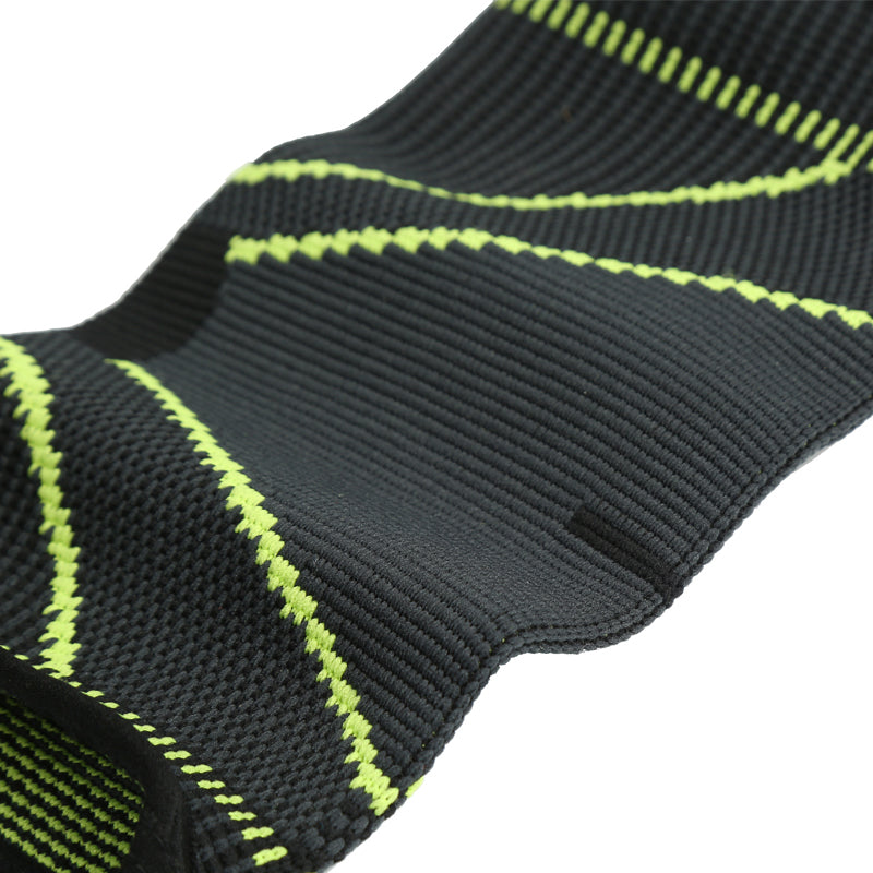 1pcs new style simple elasticity sports safety series green stripe elbow support elbow-pad ST2548