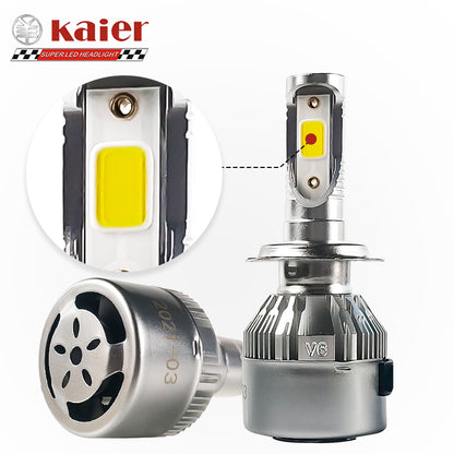 2PCS KAIER H4 LED Headlights Bulbs