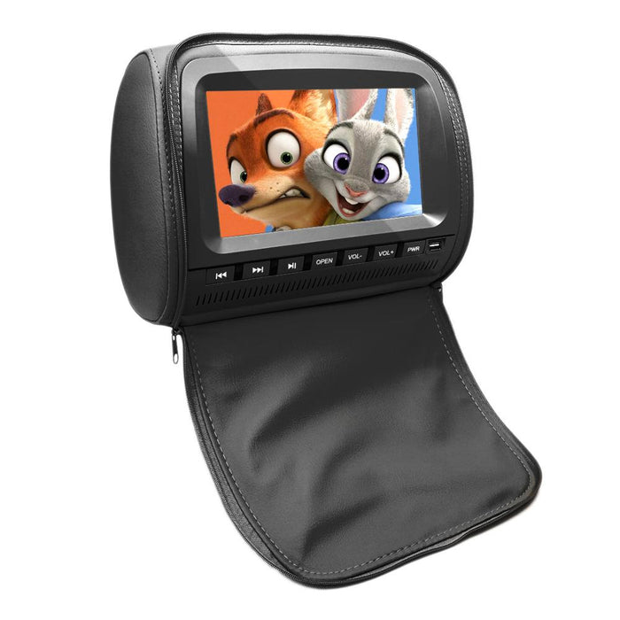 7 inch car headrest monitor 800*480 TFT LCD