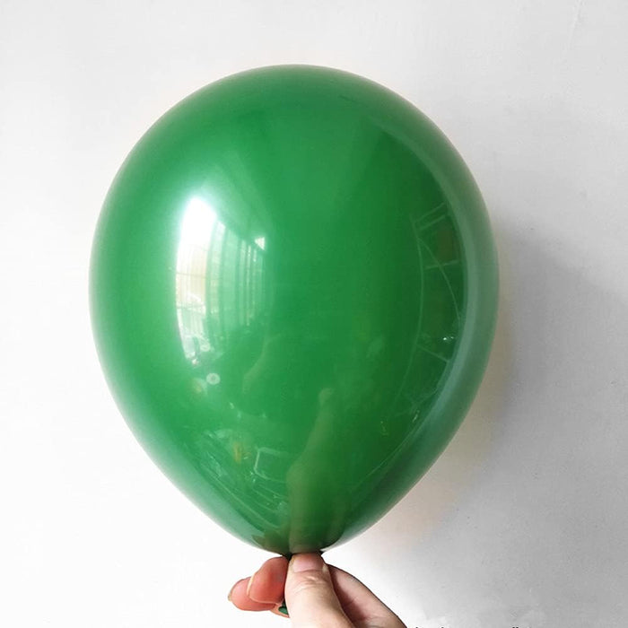 100 Pack Dark Green Balloons
