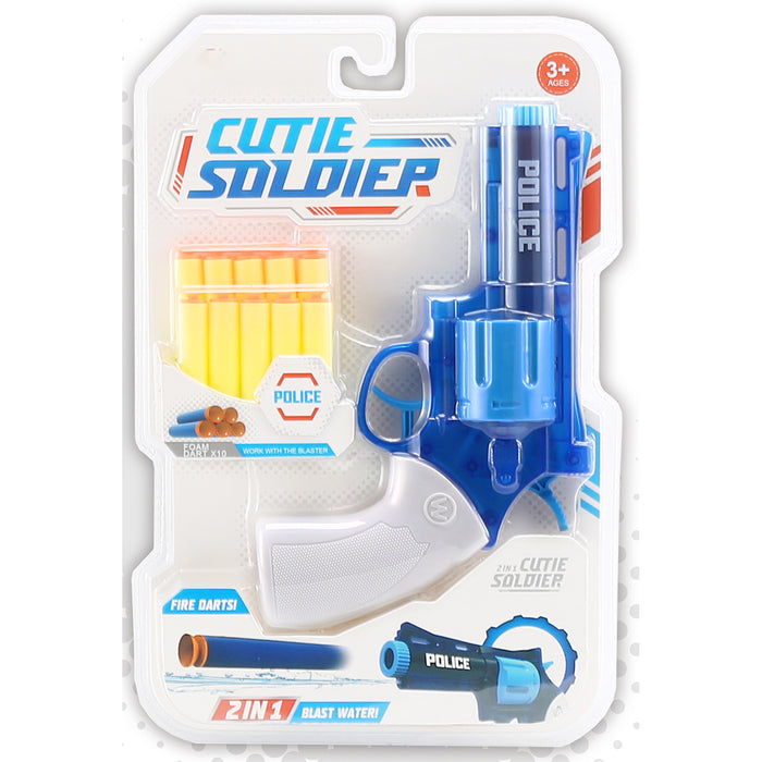 2 IN 1 WATER SHOOTING & SOFT BLASTER TOY FOR KIDS
