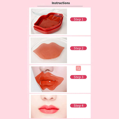 Lip Mask, Soothing Repairing Lip Masks Hydrating Brighten Lips for Lip Aging for Dark Sink Lips for Dry Lips