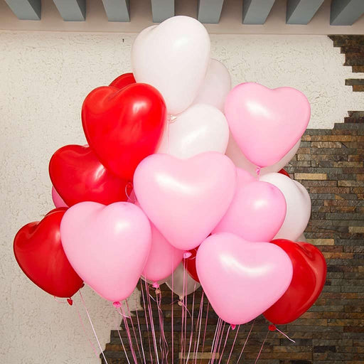 10pcs Latex Love Heart Shape Balloons