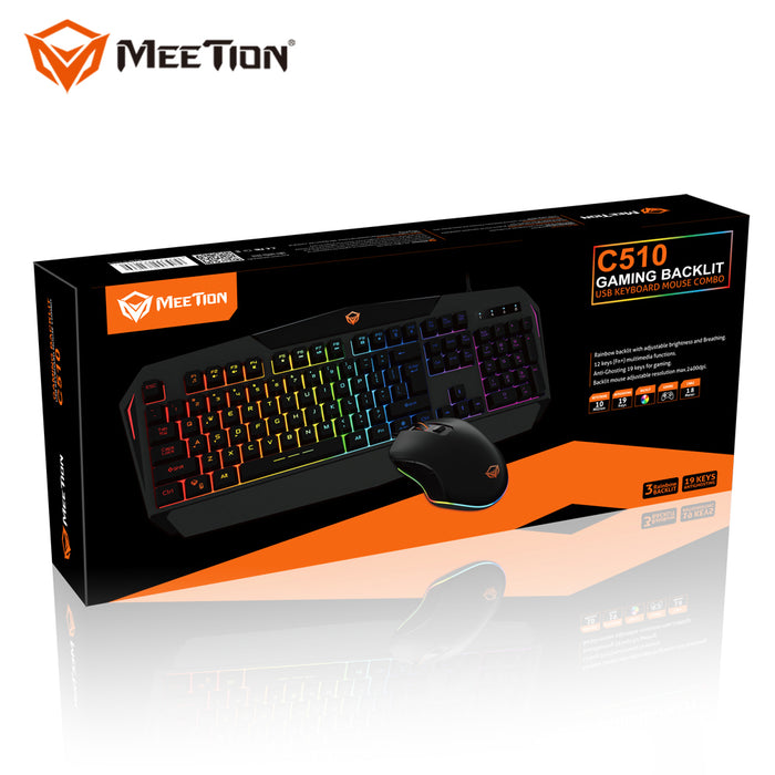 Mechanical Gaming Keyboard And Mouse - wired