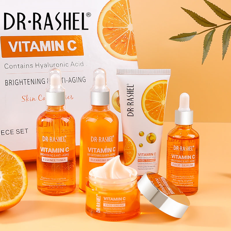5-Piece Vitamin C Anti Aging And Skin Care Set