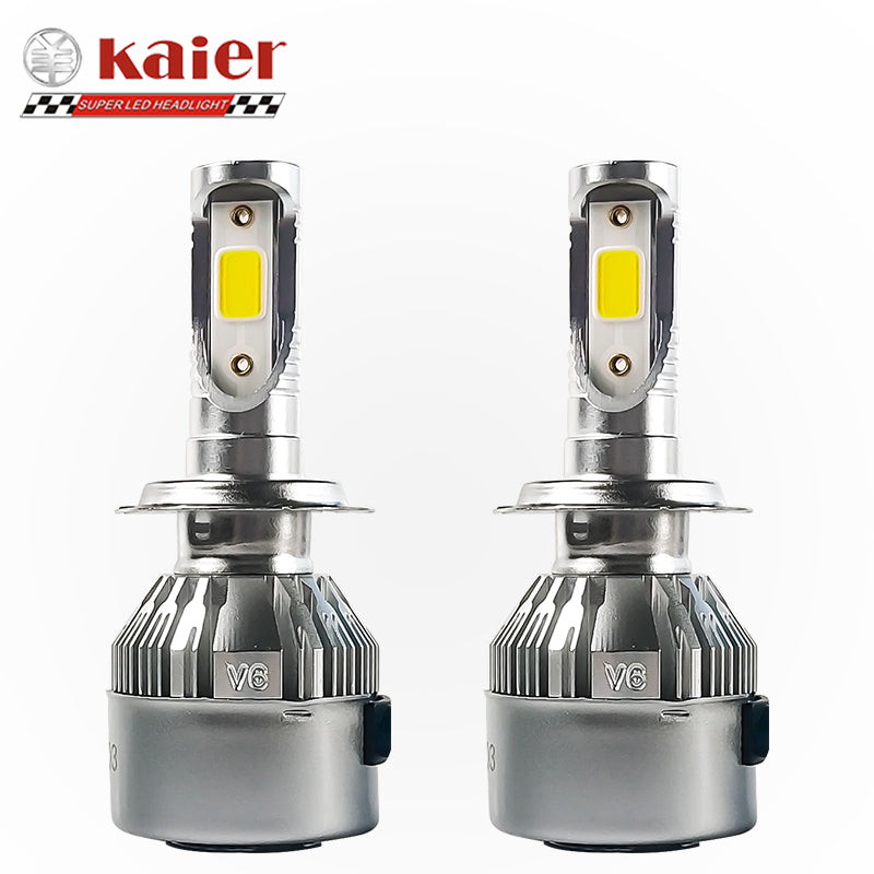 2PCS KAIER H4 LED Headlights Bulbs