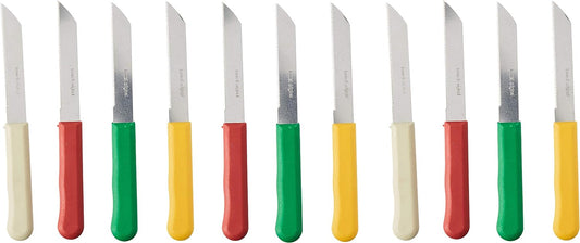 12-Piece Knife Set Red/Green/Yellow