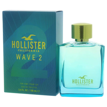 Hollister Wave 2, Eau de Toilette Spray, Men, 3.4 Ounce