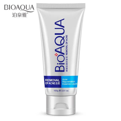 BIOAQUA - Facial Cleanser Acne Treatment Blackhead Remover Oil Whitening Shrink Pores Bioaqua Face Wash BQY0702