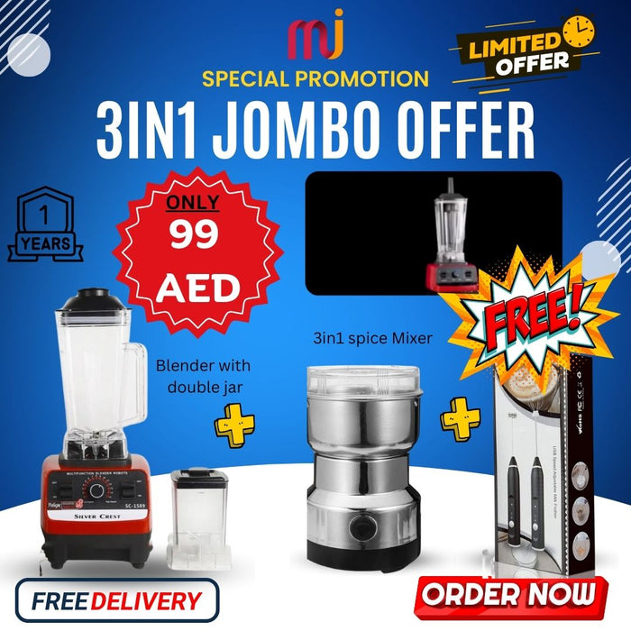 Special 3in1 Jombo Offer - Free Home Delivery