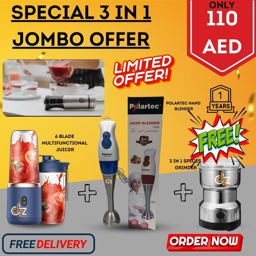 Special 3 in 1 Offer - Free Home Delivery