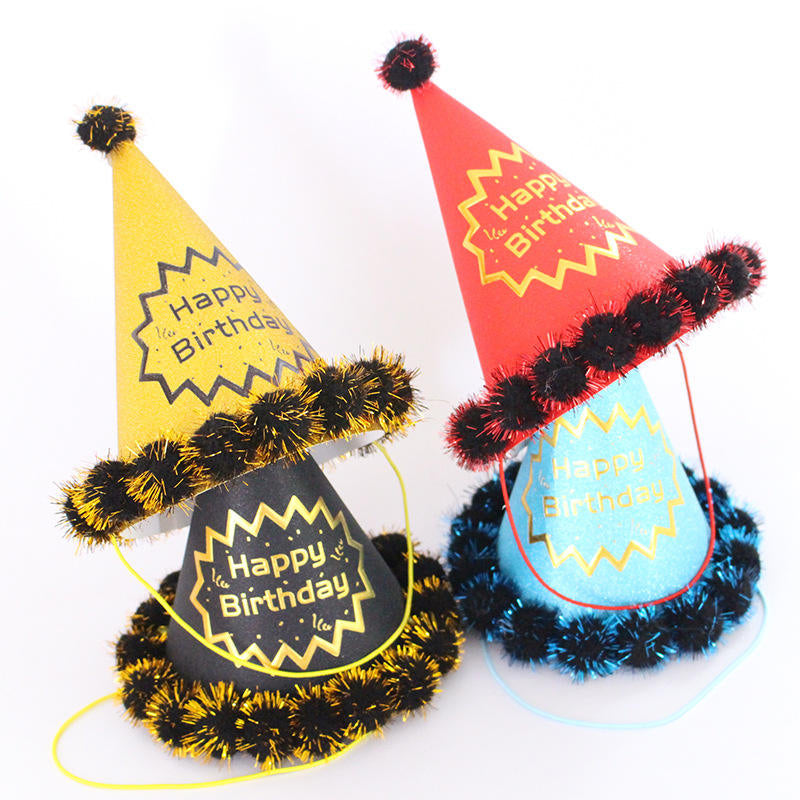 Paper Happy Party Hat Birthday Boy Girl Birthday Hats To Party Hat
