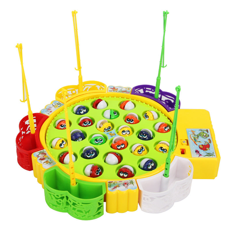 45 Pieces Fishing Game Toy With Beautiful Music And Lightning Effect Toy