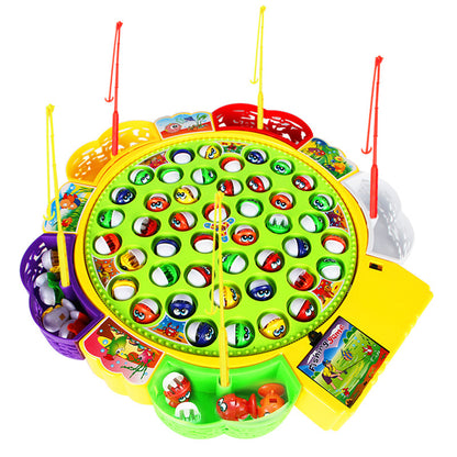 45 Pieces Fishing Game Toy With Beautiful Music And Lightning Effect Toy