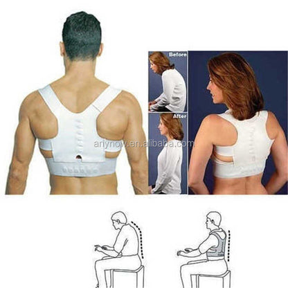 Magnetic Therapy Posture Corrector Supporter Shoulder Back Belt Men women Braces And Support Belt Shoulder Posture