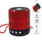 Mini Bluetooth Speaker Red/Black