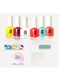 6-Piece Gel Nail Polish Kit Multicolour with manicure set
