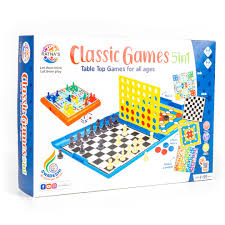 6in1 Board Games Ludo, Snakes and Ladders,