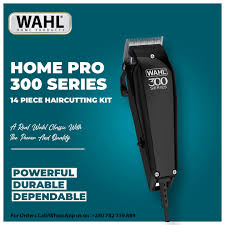 Home Pro 300 Series Corded Hair Clipper Kit Black/Silver