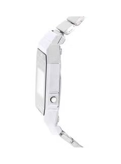 Stainless Steel Digital Wrist Watch A700W-1ADF - 36 mm - Silver