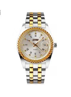 Men's Fashion Clock's Top Brand Luxury Quartz Waterproof Watch 9098