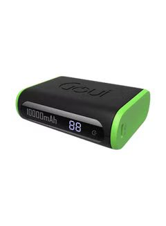 10000 mAh Bolt+D Portable Power Bank Black/Green
