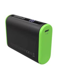 10000 mAh Bolt+D Portable Power Bank Black/Green
