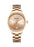 Women's Stone Studded Analog Watch 9003 - 30 mm - Rose Gold