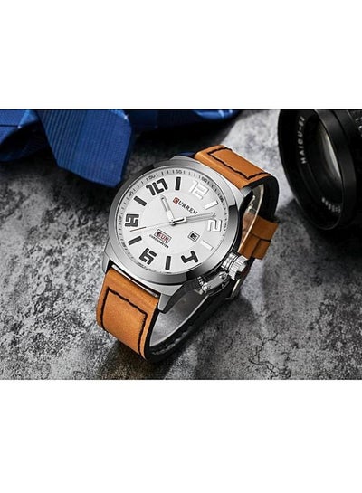 CURREN Men's Water-Resistant Chronograph Watch 8270 - 48 mm - Brown