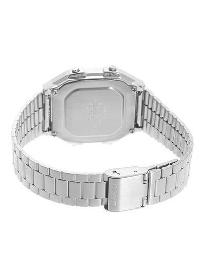 Men's Stainless Steel Digital Watch A178WA-1ADF - 37 mm - Silver