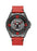 Men's Water Resistant Analog Watch 8305 - 45 mm - Red