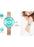 Women's Water Resistant Analog Wrist Watch 9029 - 35 mm -Gold