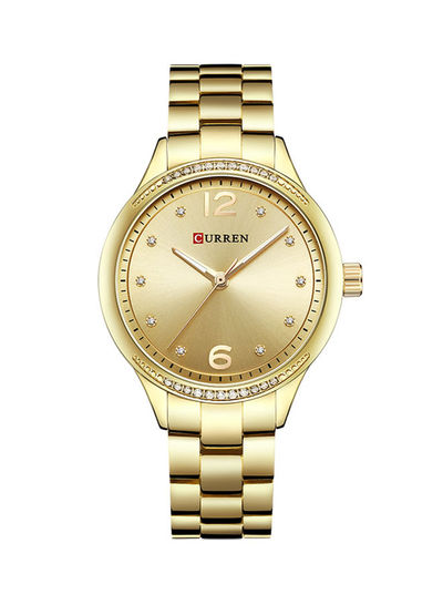 Women's Stainless Steel Analog Watch WT-CU-9003-GO#D1 - 26 mm - Gold