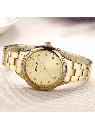 Women's Stainless Steel Analog Watch WT-CU-9003-GO#D1 - 26 mm - Gold