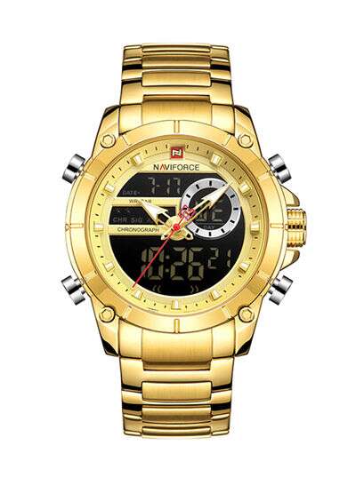 Men's Metal Analog/Digital Wrist Watch NF9163 G/G