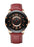 Men's Waterproof Geniune Leather BAnd Casual Quartz Watch 8341 - 48 mm - Red