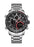 Men's Stainless Steel Analog & Digital Wrist Watch NF9182 S/B - 46 mm - Silver